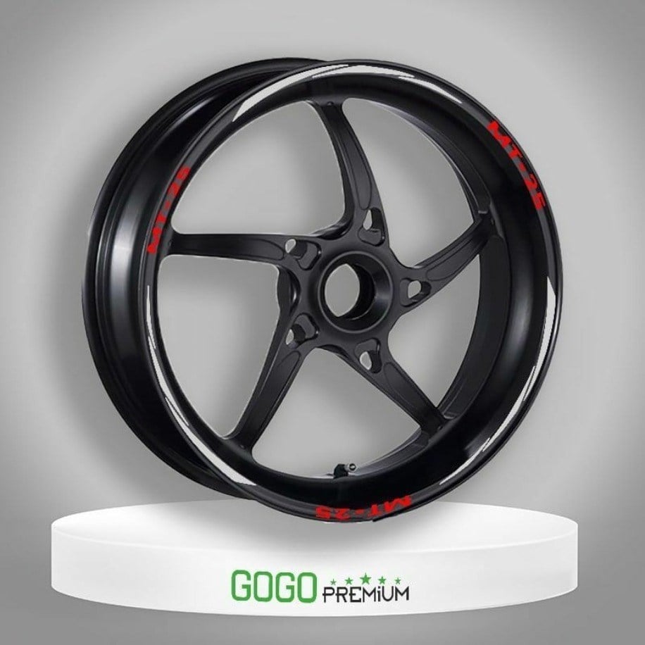 Reflektör Beyaz Yamaha MT-25 Uyumlu 1 Set Jant Şeridi