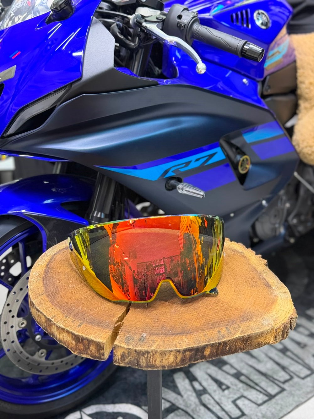Ruroc 4.0 Atlas ve Track Uyumlu Turuncu Vizör