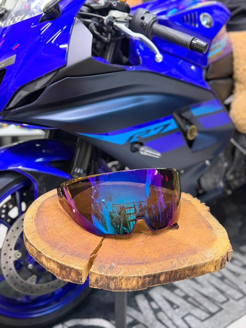Ruroc Atlas 4.0 ve Track Uyumlu Mor Vizör