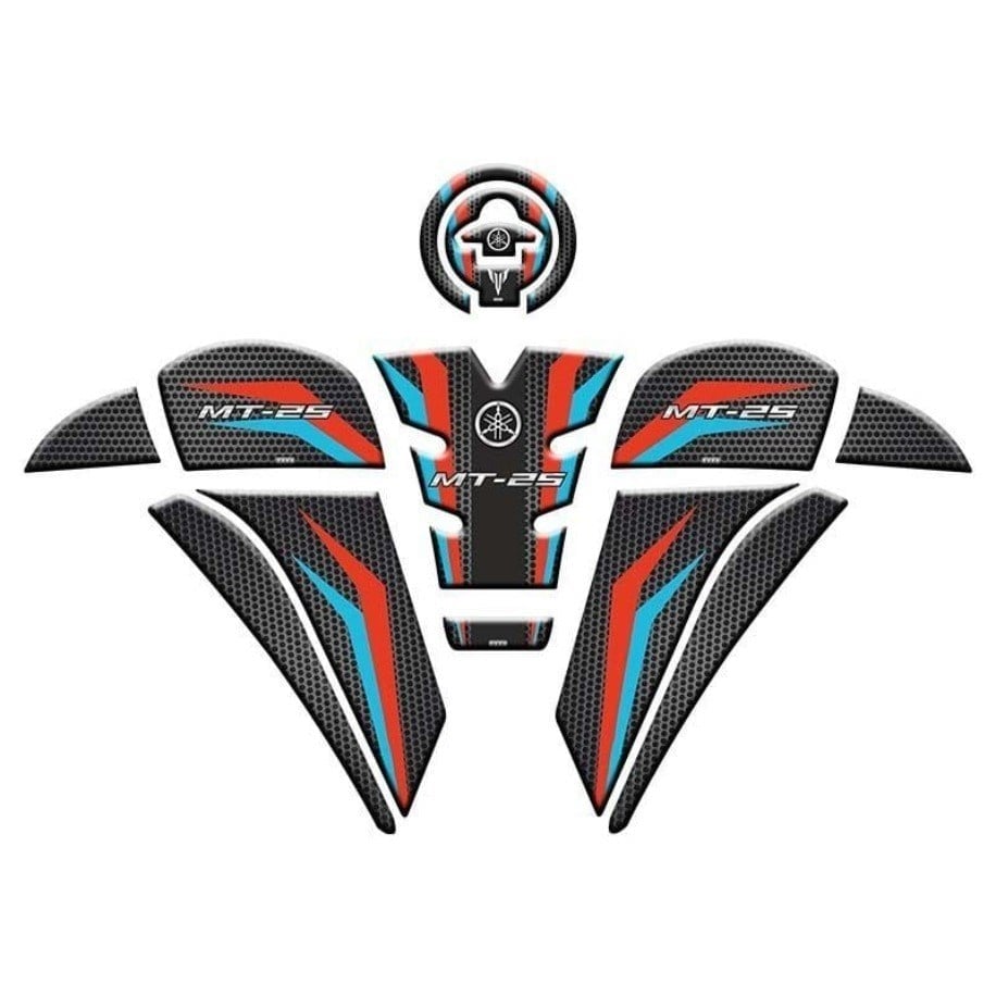 Yamaha MT-25 2020-2024 Uyumlu Tank Pad Set 010