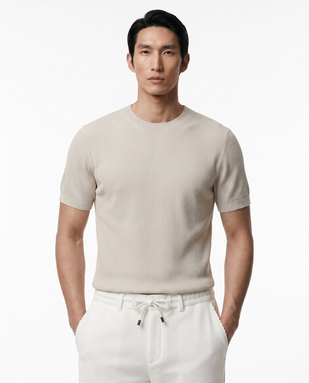Classico Triko T-Shirt Bej