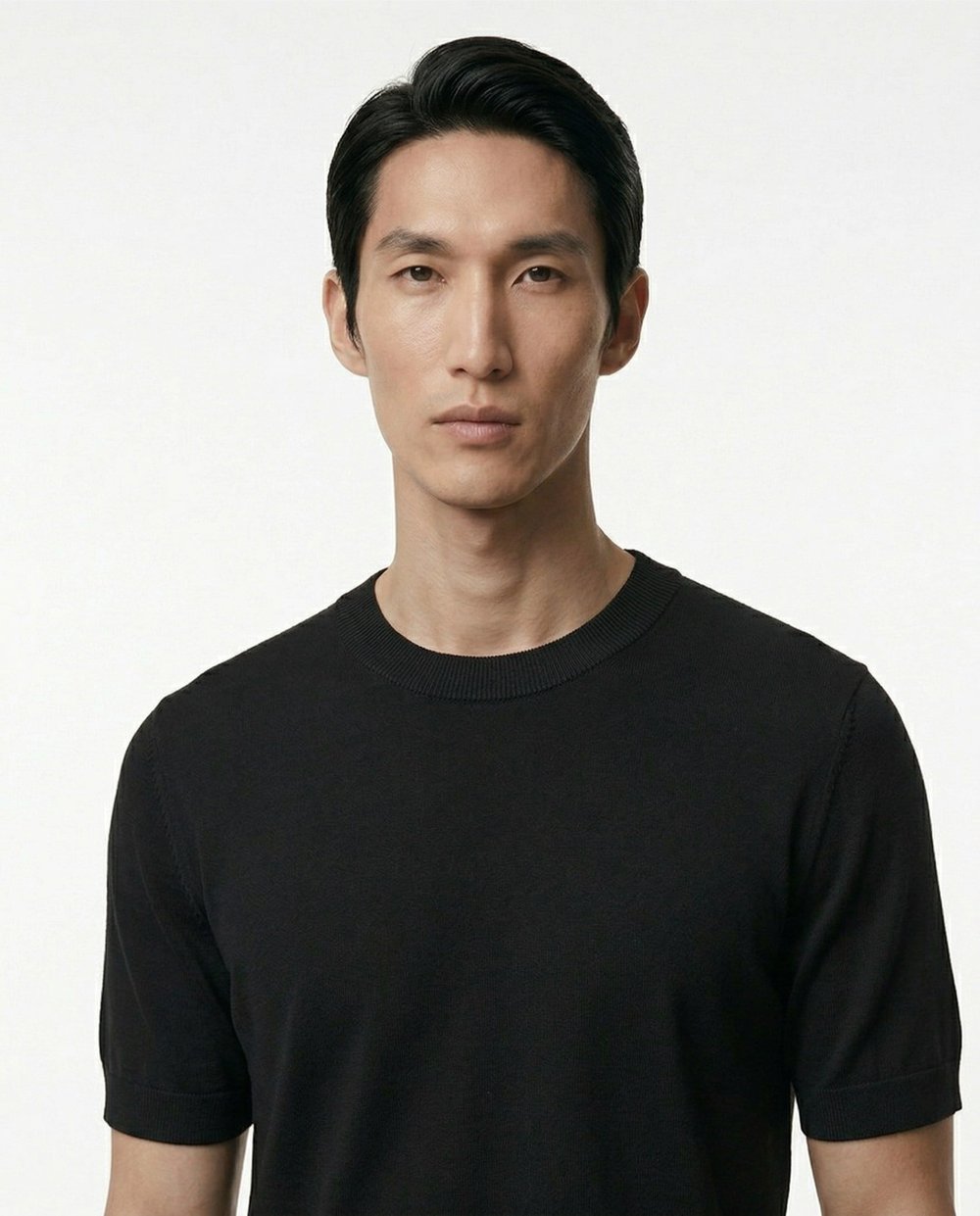 Noble Line Triko T-Shirt Siyah
