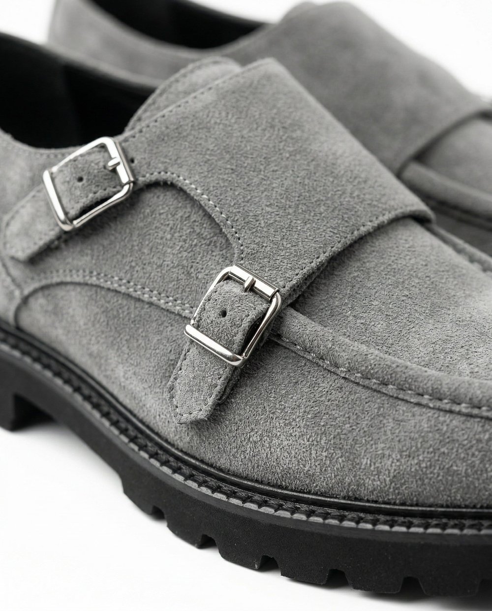Loafer Ayakkabı Gri Süet
