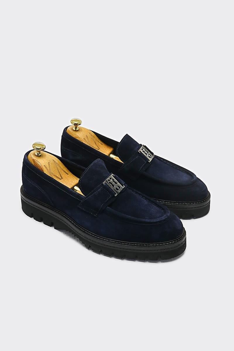Loafer Ayakkabı Lacivert Süet