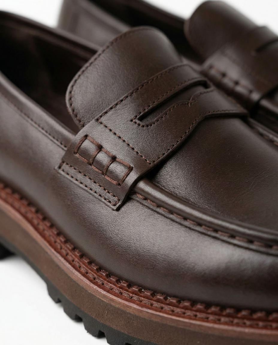 Loafer Ayakkabı Acı Kahve Santo