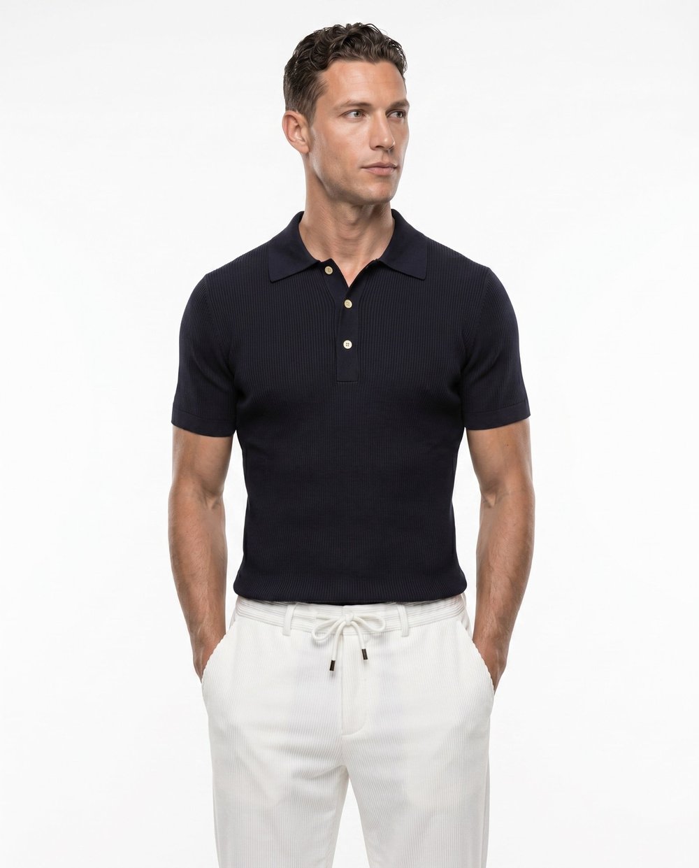 Grand Polo Triko T-Shirt Siyah