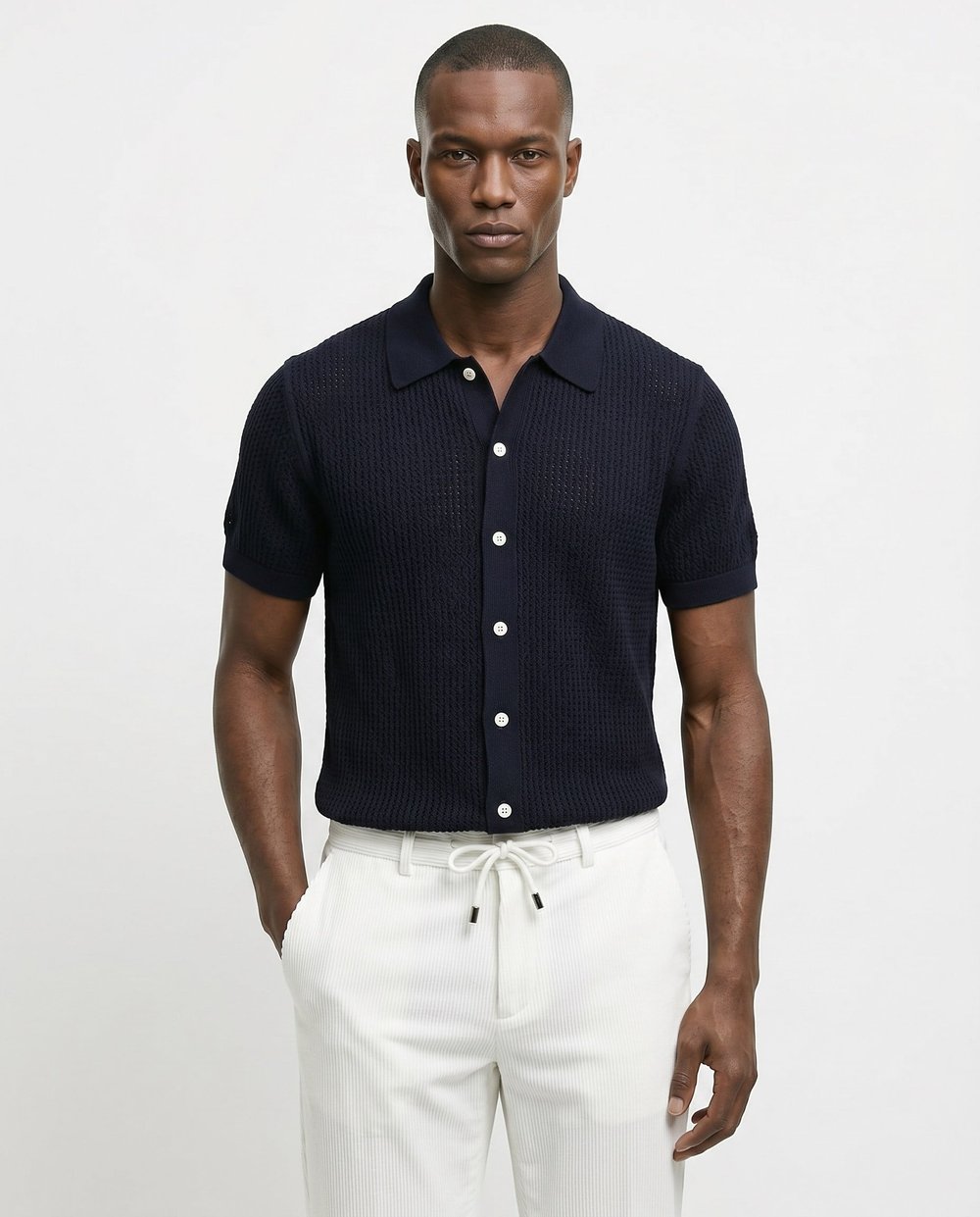 Easy Polo Triko T-Shirt Lacivert