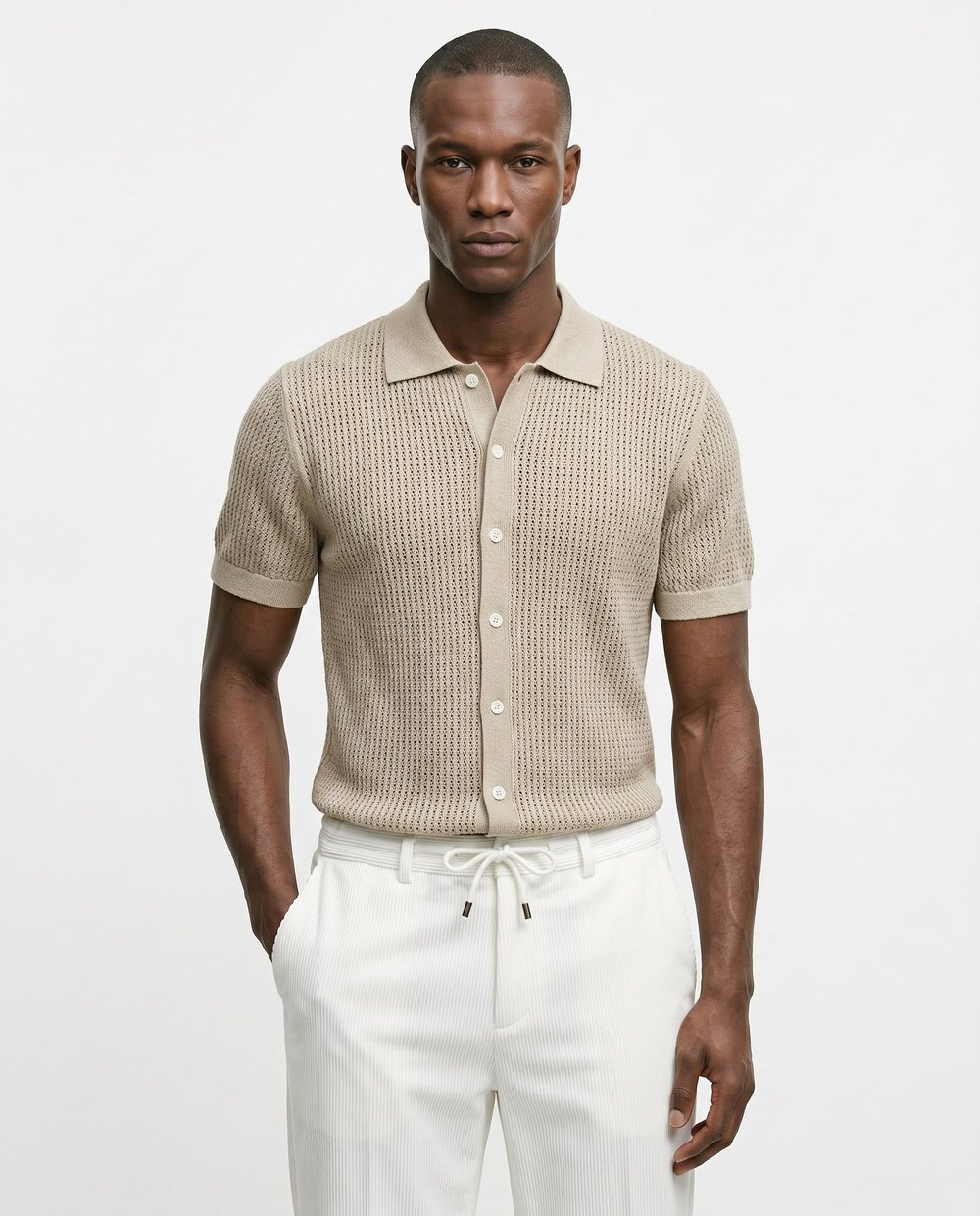 Easy Polo Triko T-Shirt Bej