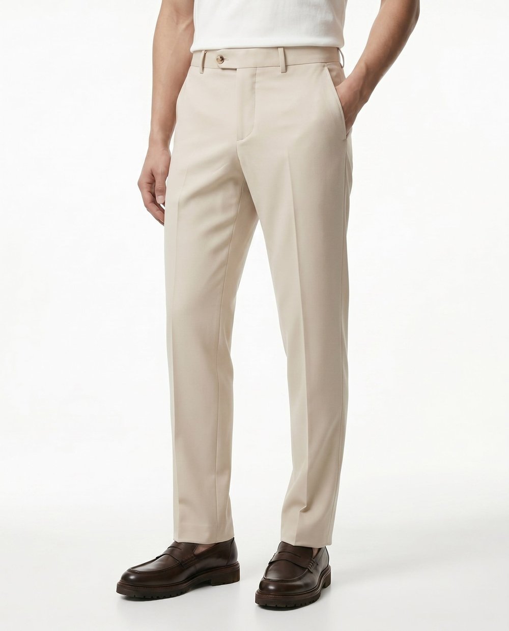 Marcusl Slim Fit Pantolon Bej