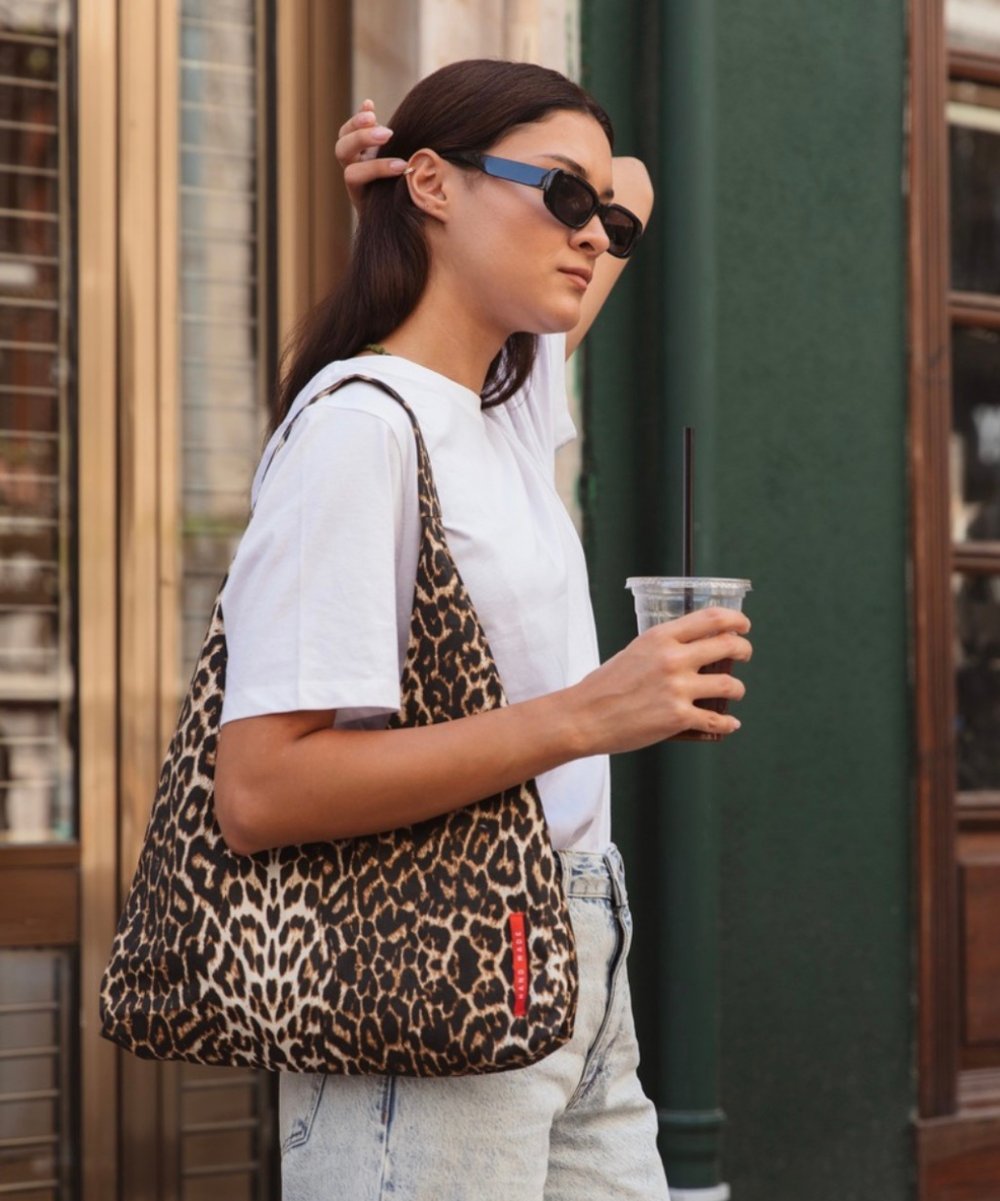 Leopar Tote Çanta