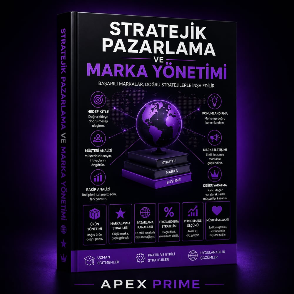 Stratejik Pazarlama Ve Marka Yönetimi Eğitim Seti Premium 