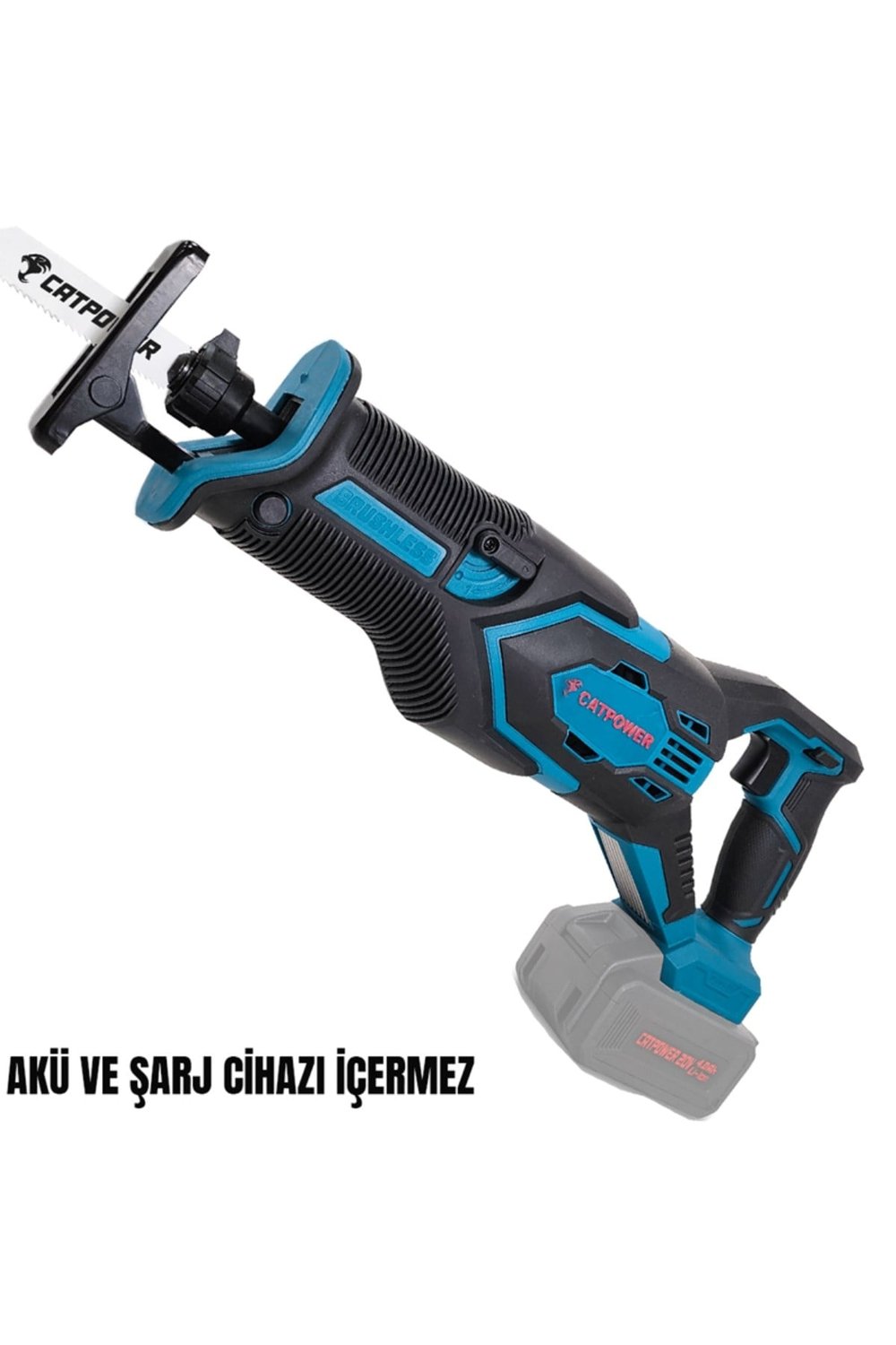 CATPOWER KÖMÜRSÜZ AKÜLÜ TİLKİ KUYRUĞU TESTERE 20V Lİ-İON