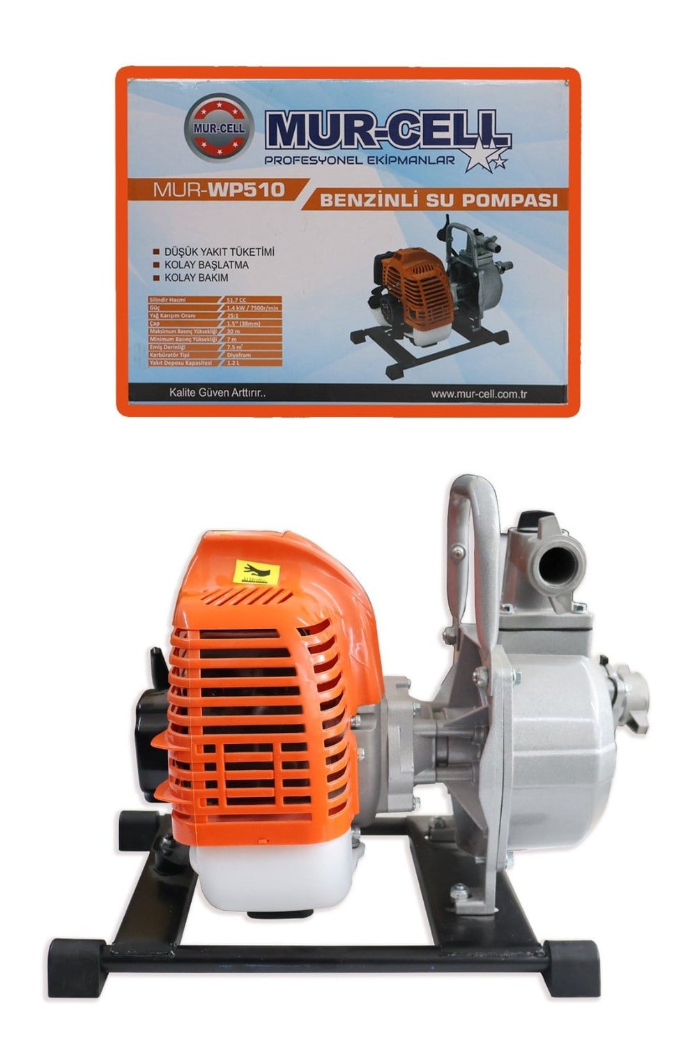 MURCELL BENZİNLİ SU POMPASI 1.4KW