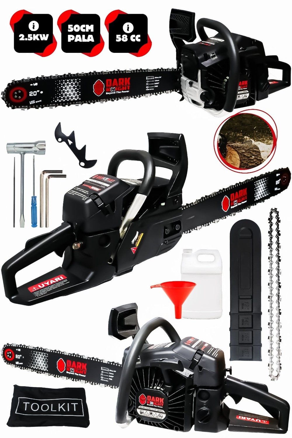 MURCELL DARKNIGHT 58CC BENZİNLİ TESTERE