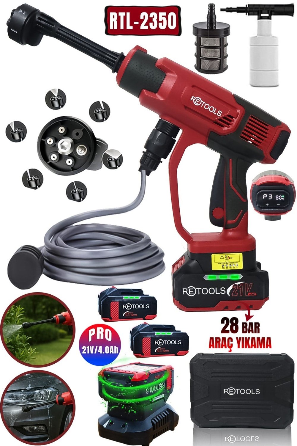 RETOOLS 28 BAR BORDO ARAÇ YIKAMA MAKİNESİ