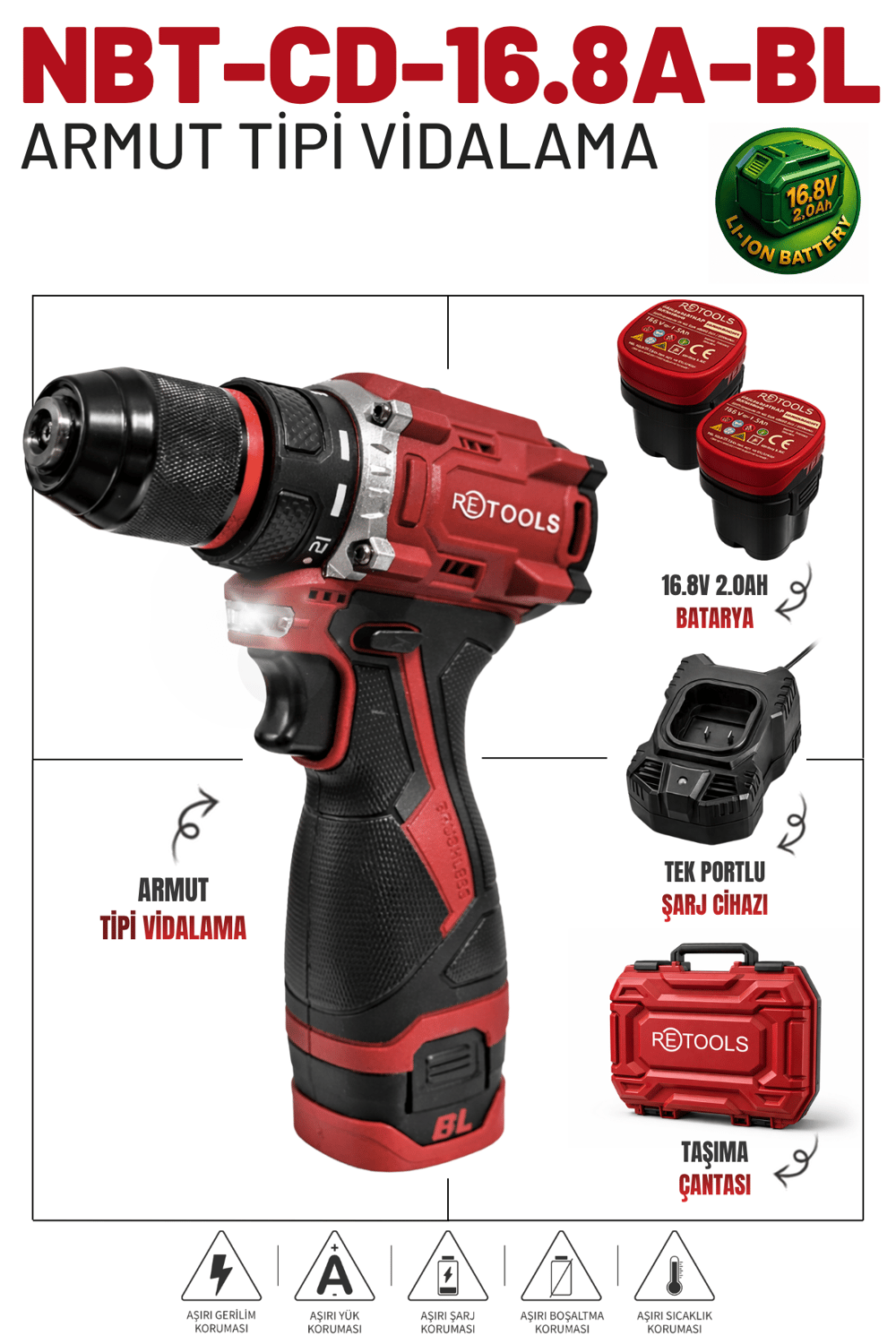 RETOOLS BORDO ARMUT TİPİ VİDALAMA