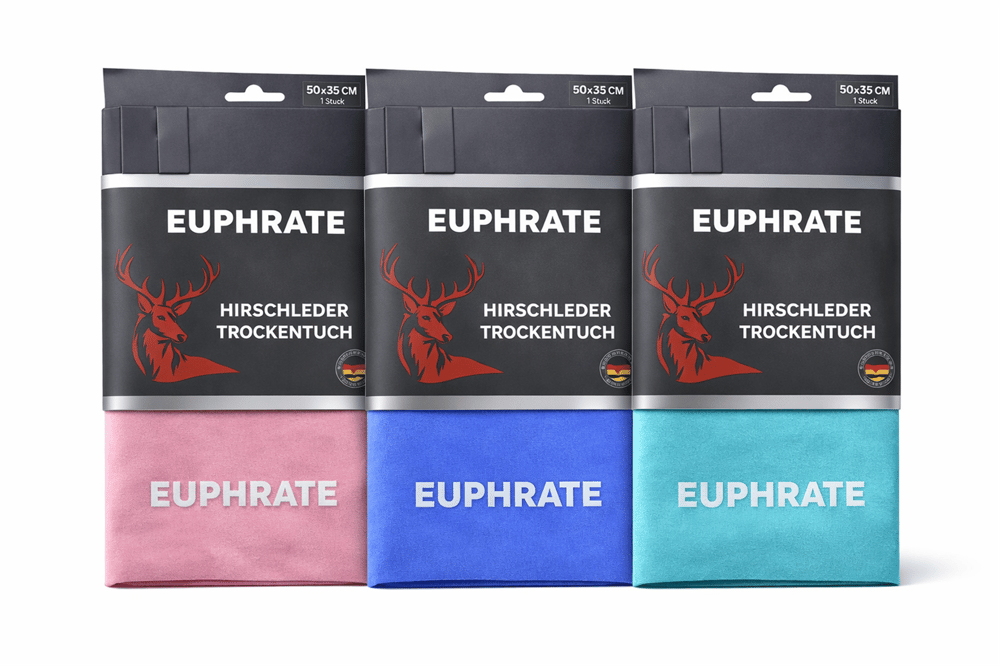 KFZ Euprhate HIRSCHLEDER TROCHKENTUCH 50X35 cm Ceylan Derisi Kurulama ve Cam Bezi