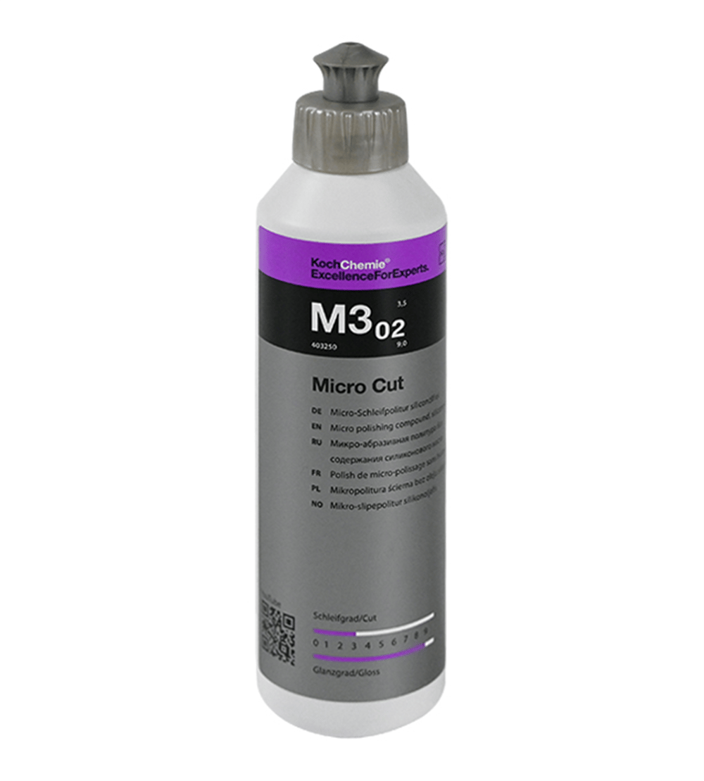 Koch Chemie M3.02 Micro Cut 250 ml Profesyonel Mikro Hare Giderici ve Final Parlatıcı Cila