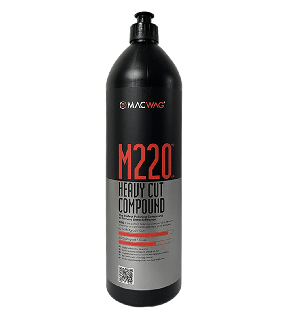 MacWag M.220 Heavy Cut Compound 1 lt Geliştirilmiş Kesim ve Yüksek Parlaklık Odaklı Kalın Pasta