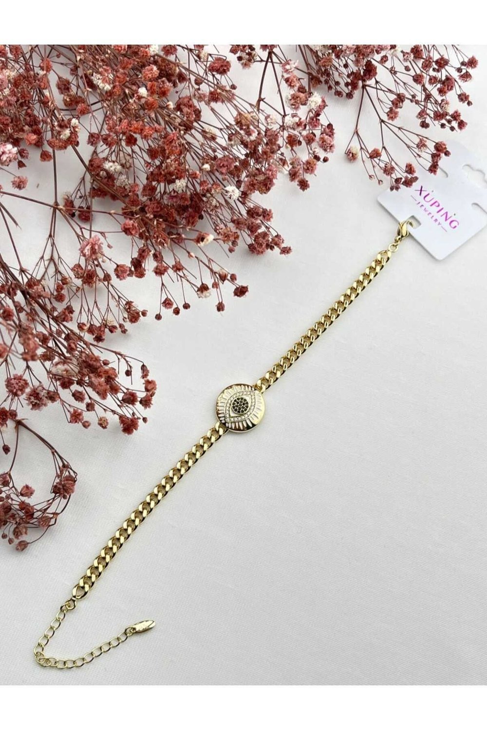Gurme Mineli Xupink Çelik Kadın Bileklik