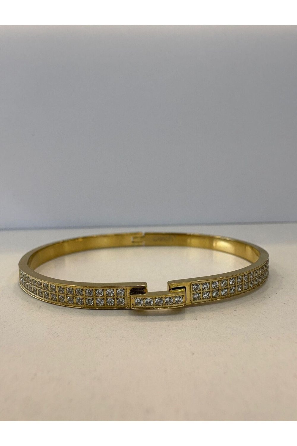 Taşlı Gold Bileklik