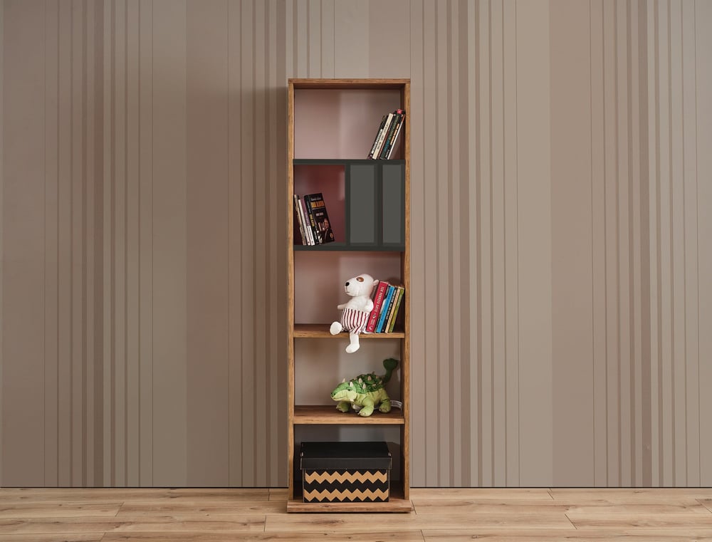 Smart Erkek Dikey Kitaplık (Atlantic Çam)  - 50 - 175