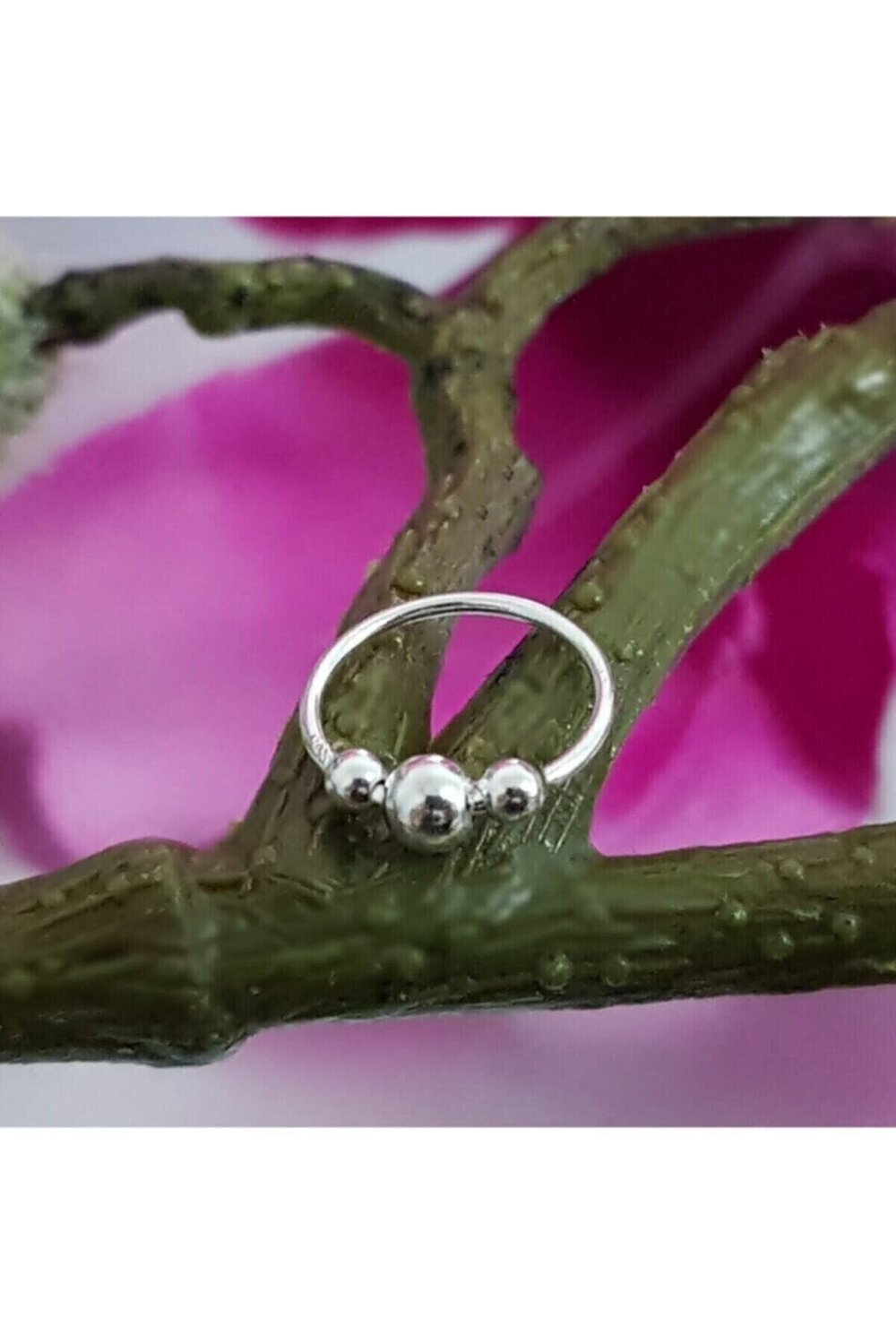 Si&si Accessories 925 Gümüş Boncuk Halka Hızma