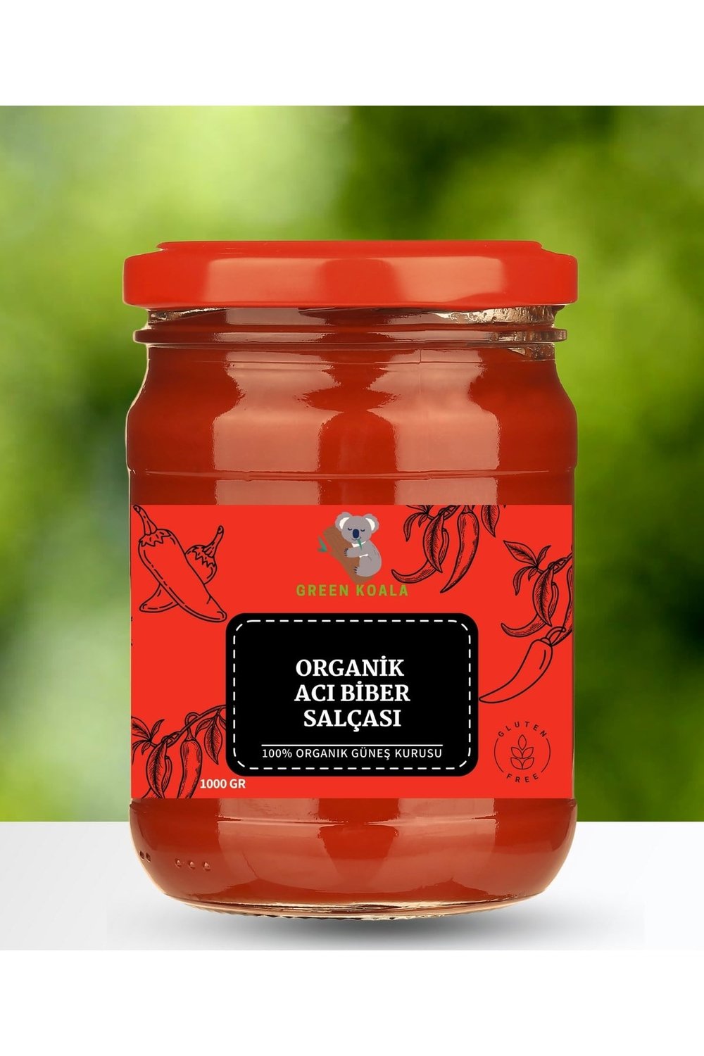 Adana Organik Acı Biber Salçası 1000 Gr