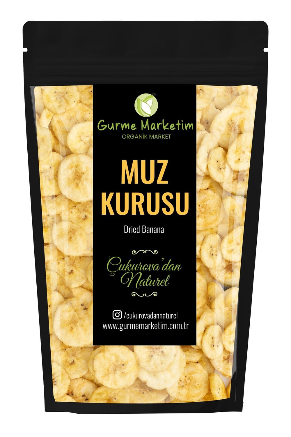 Kurutulmuş Muz Doğal Deluxe Yeni Mahsül 100 Gr