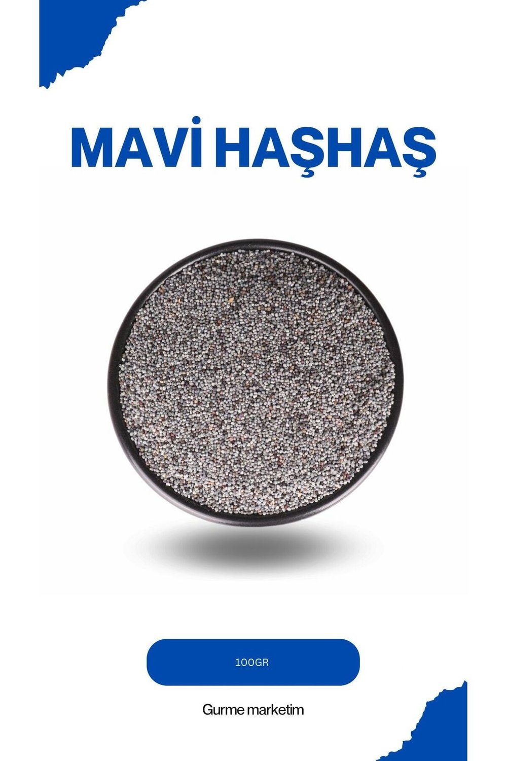 Organik Mavi Haşhaş 100 Gr