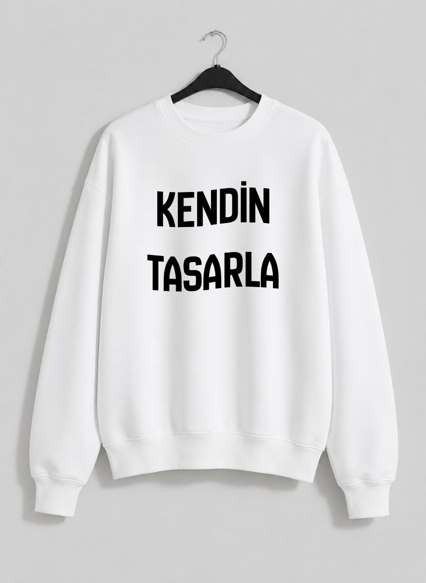 Kendin Tasarla Oversize Sweat - Kişiye Özel Baskı