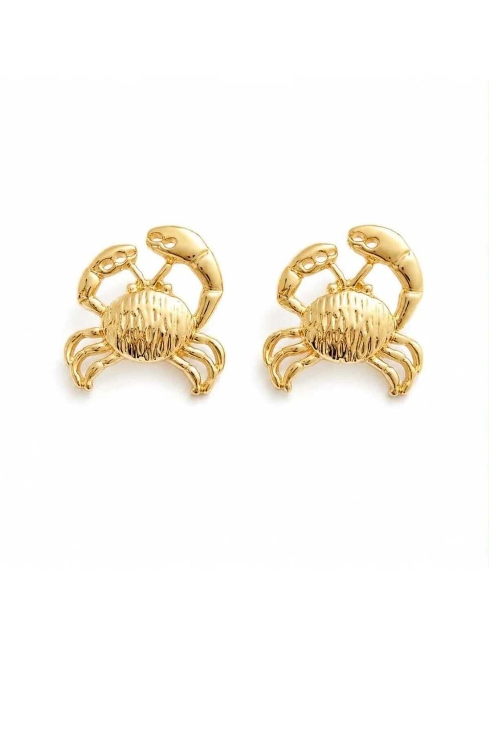 Gold Yengeç Küpe