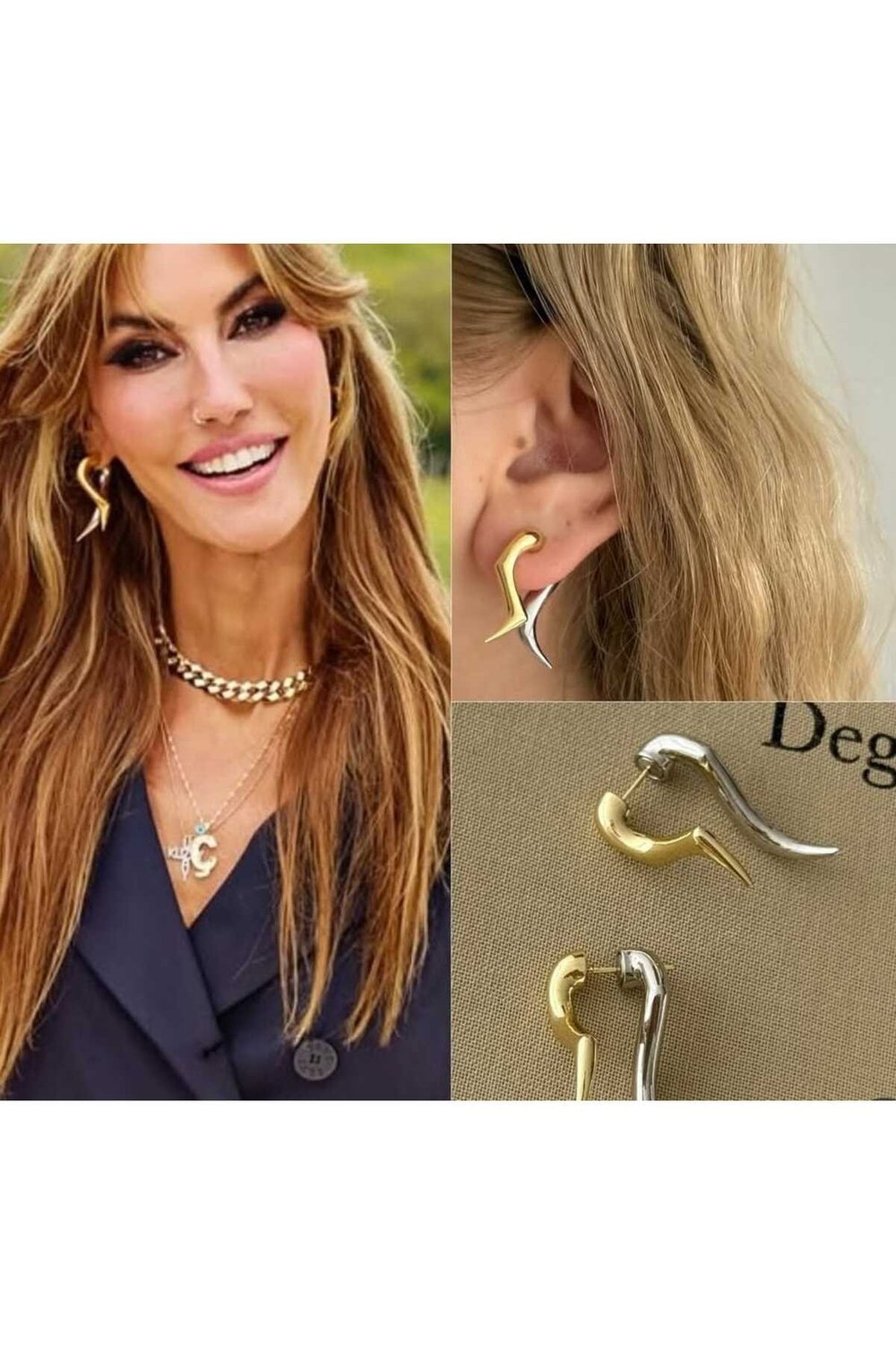 Özel seri mix galinas küpe