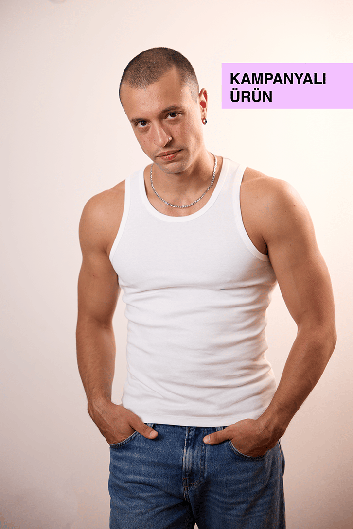 Freddie Tank | Beyaz