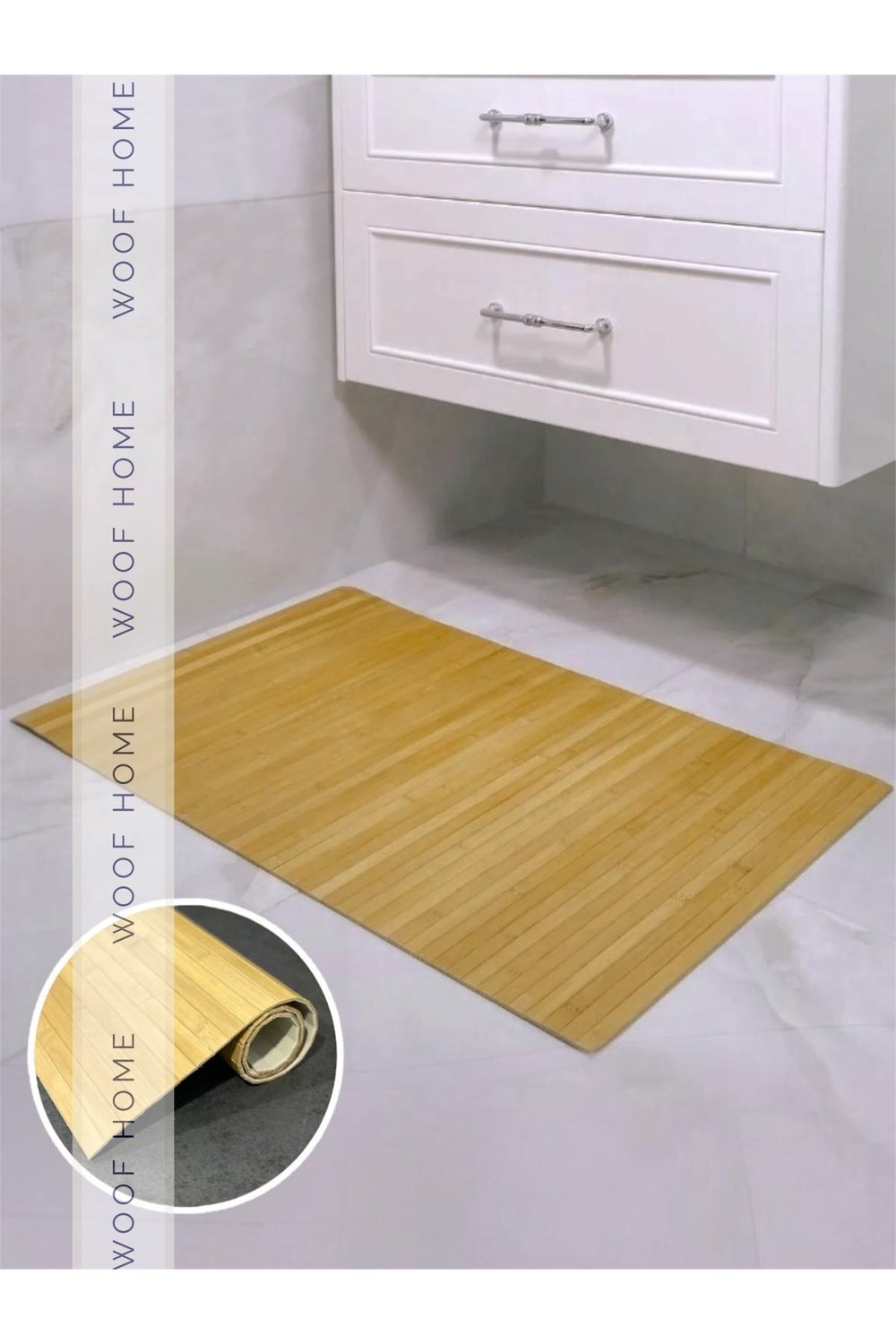 Doğal Kaymaz Banyo Paspası