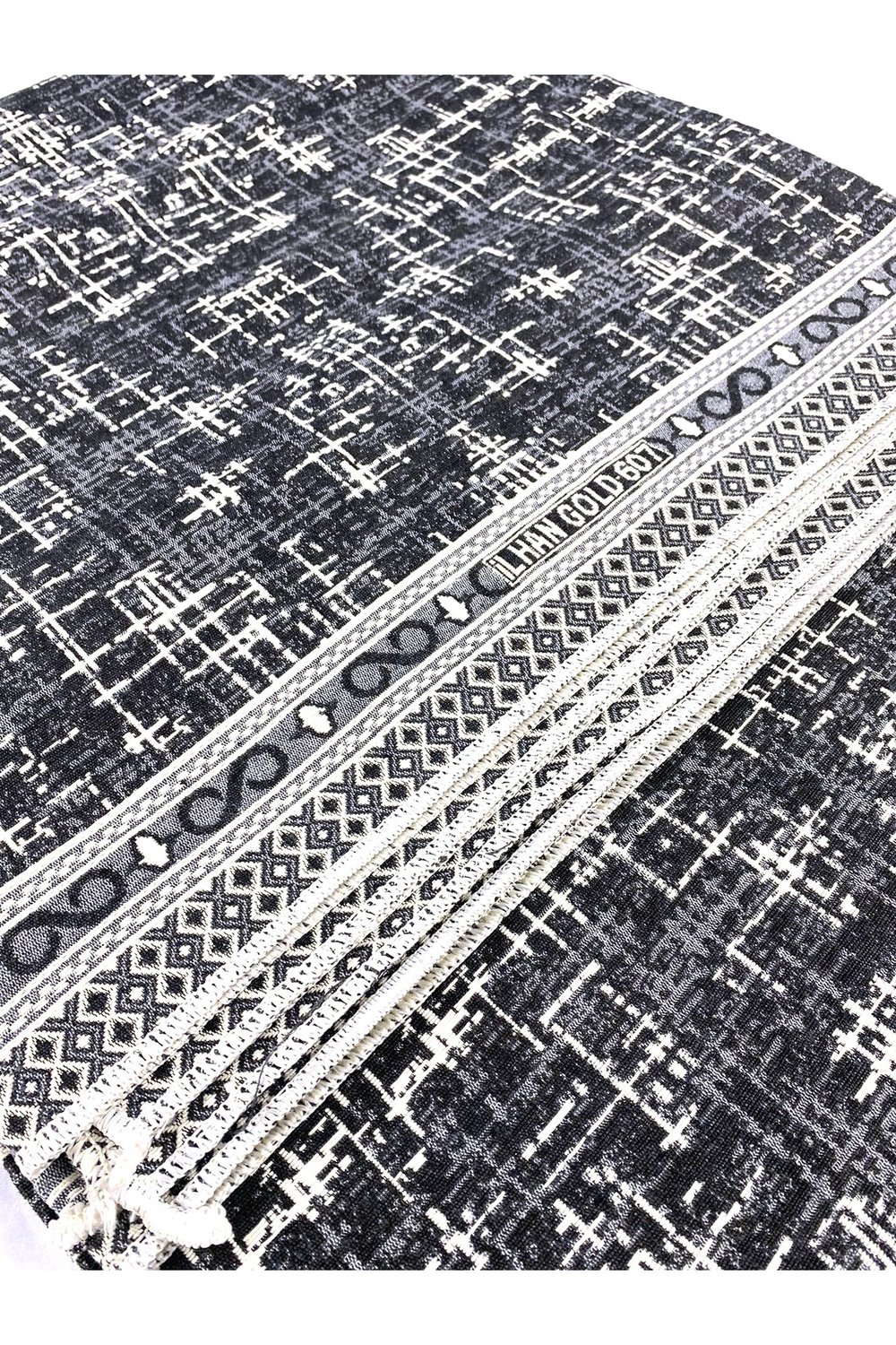 Modern Pamuklu Halı Örtüsü Savan 4m2 Dokuma 160x240 Lastiksiz
