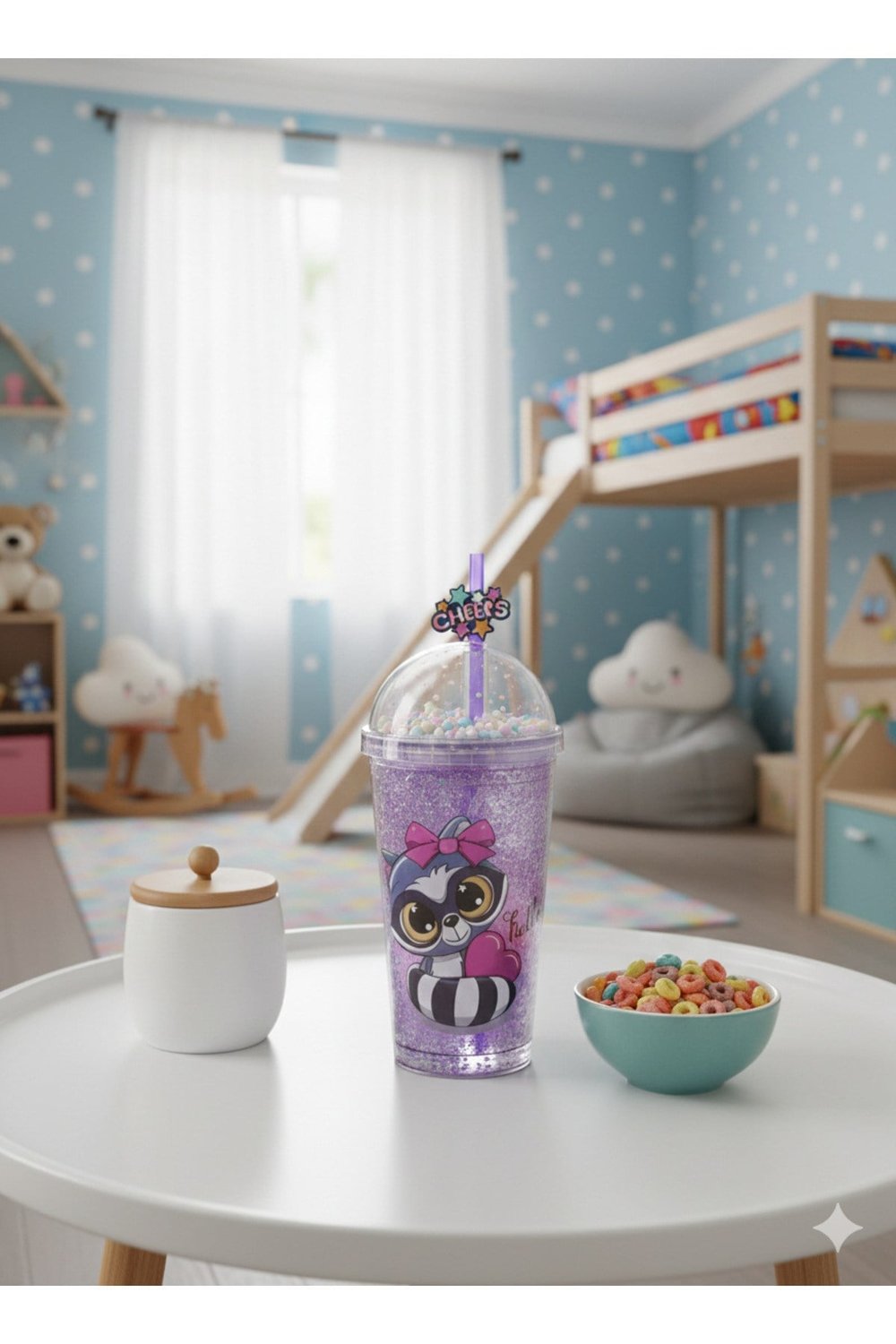 Oyun Temalı Figürlü Pipetli Fenomen Bardak (450 mL)