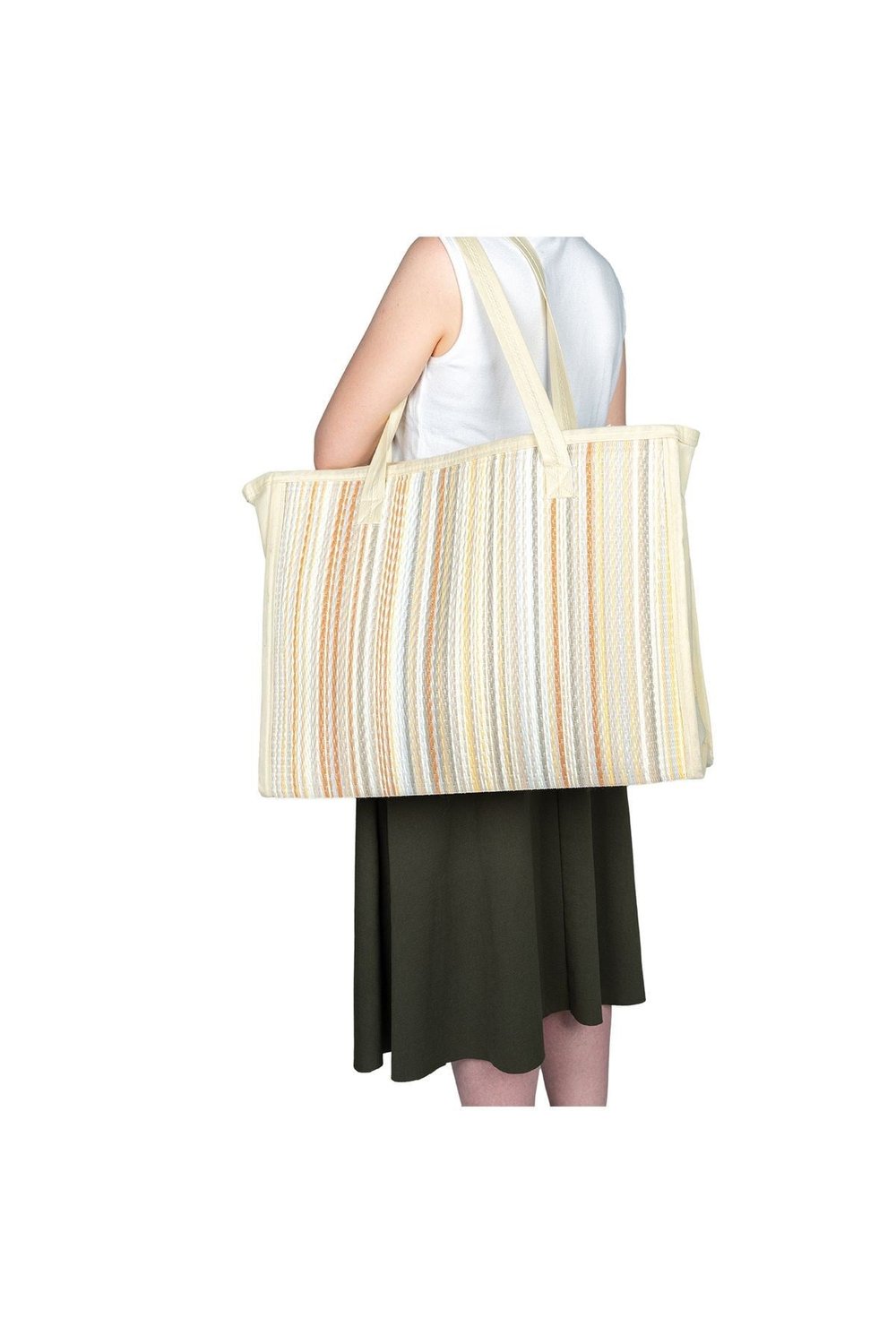 Unisex Özel Renkli Plaj Çantası-Piknik Çantası-Günlük Kullanım Modern Çanta