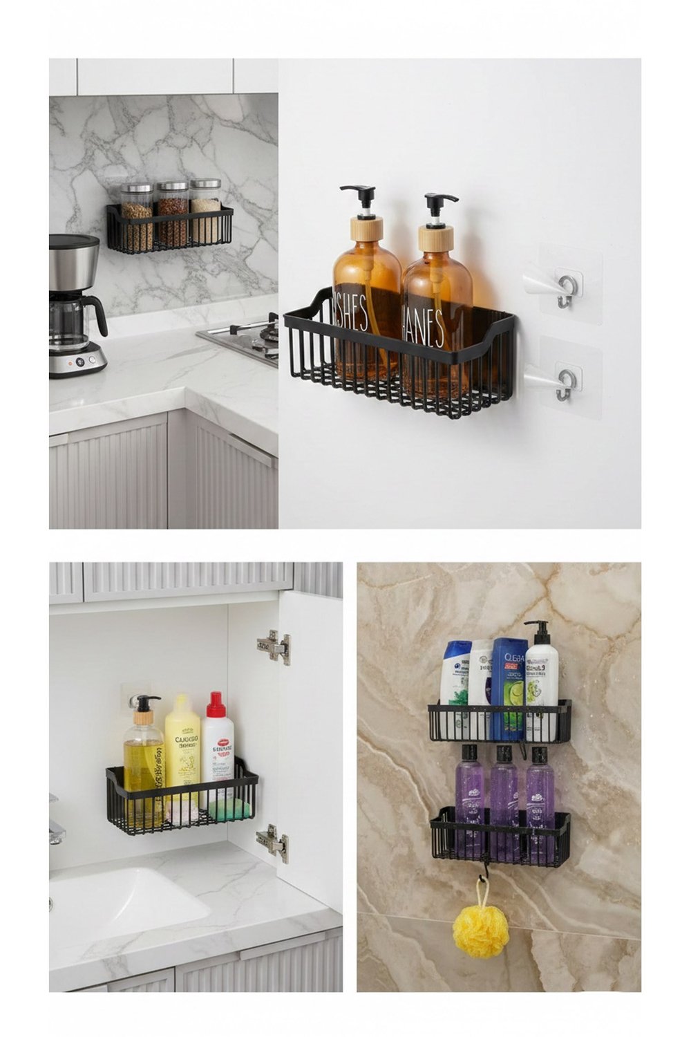 Yapışkanlı Banyo ve Mutfak Organizeri
