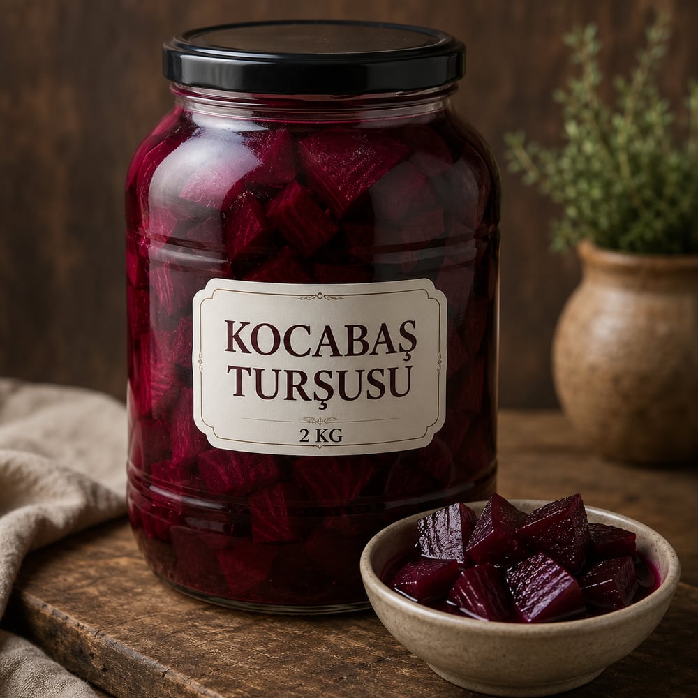 Kocabaş Turşusu 2 kg (cam kavanoz)