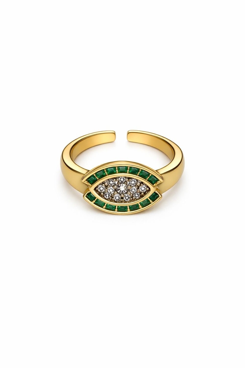 Emerald Eye Gold Yüzük