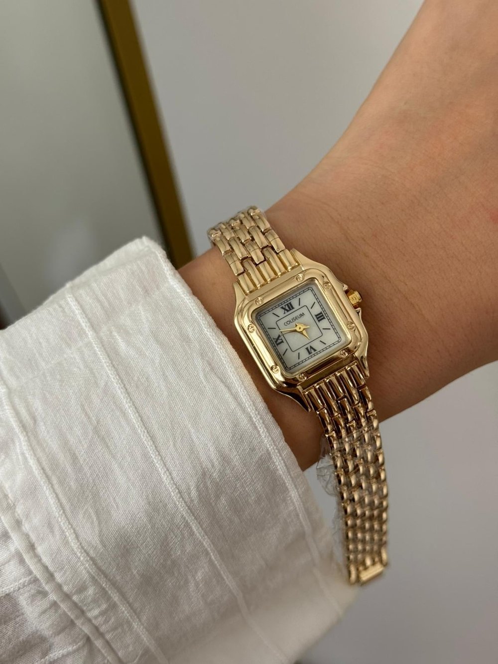 Gold Vintage Kadın Saat 3542