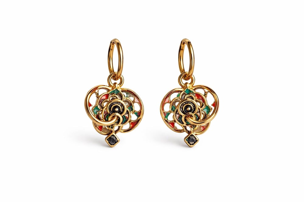 Kadın Vintage Charm Küpe