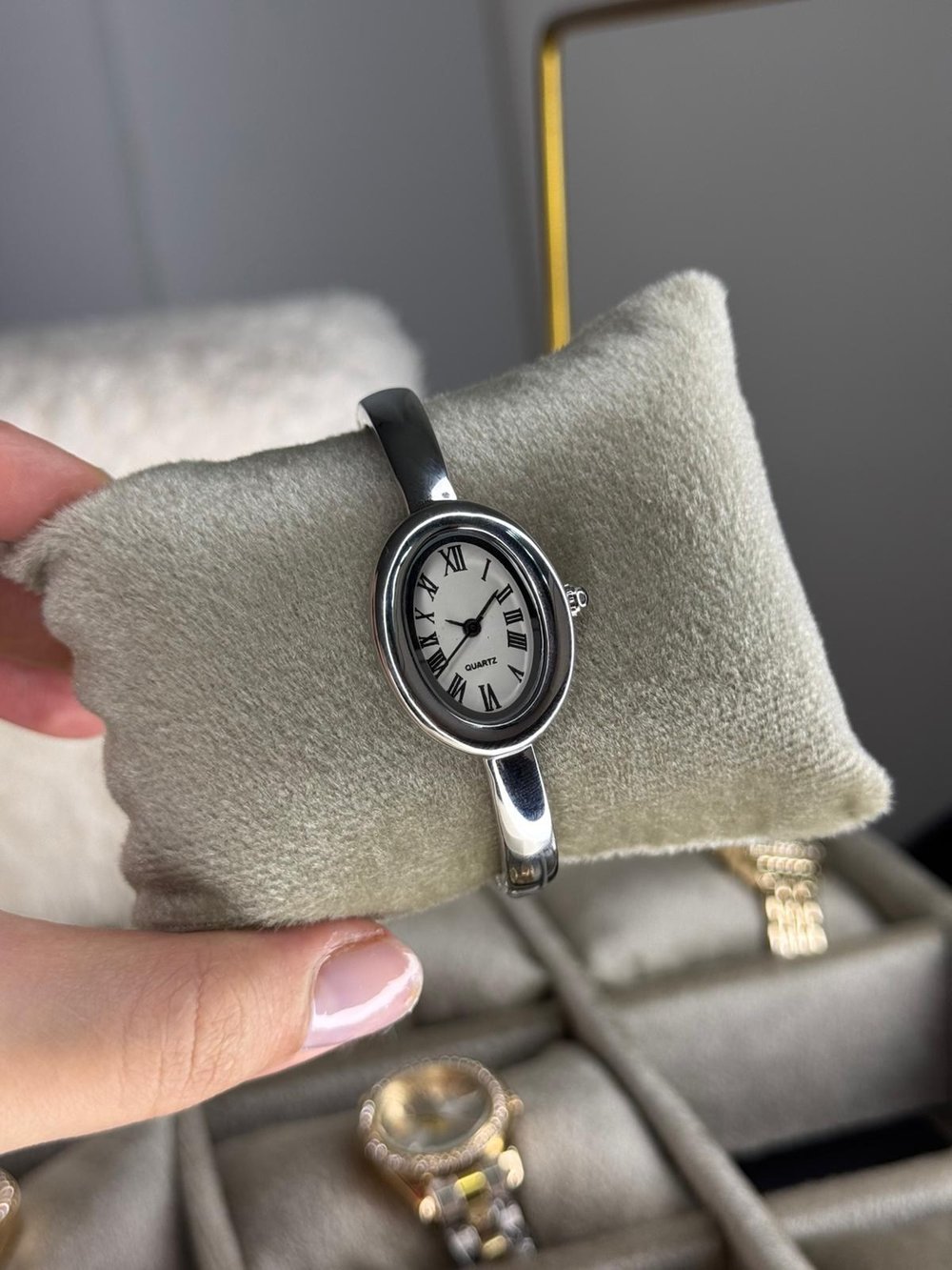 Kelepçe Saat Silver 3602