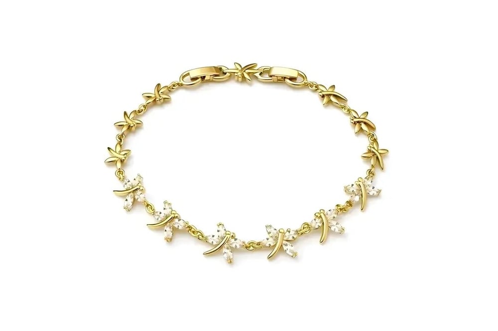 Özel Seri Kelebek Gold Bileklik 4398
