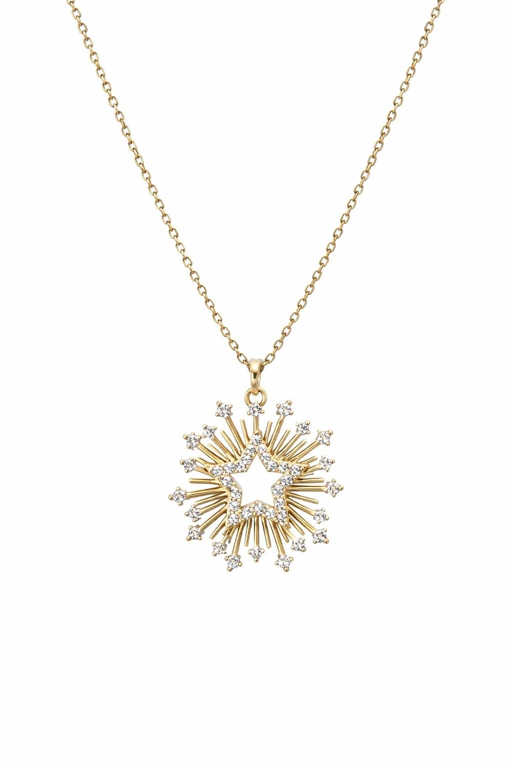 Taşlı Stars Kolye 3931