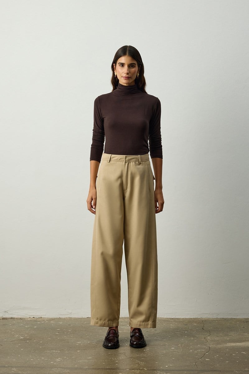 Terra - Gabardin Pantolon - Bej