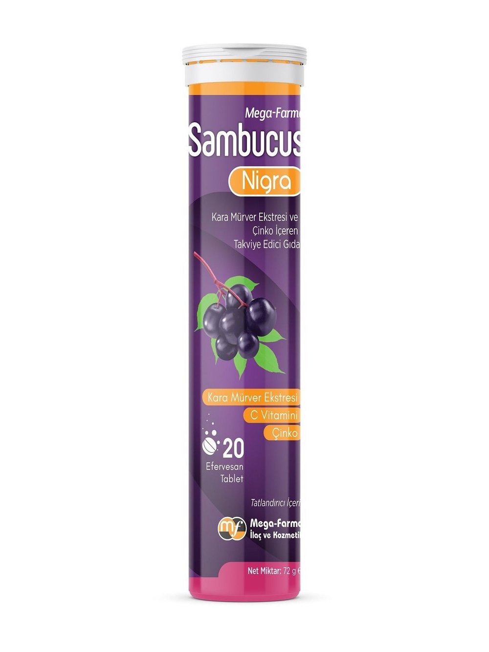 Sambucus Nigra 20 Efervesan Tablet