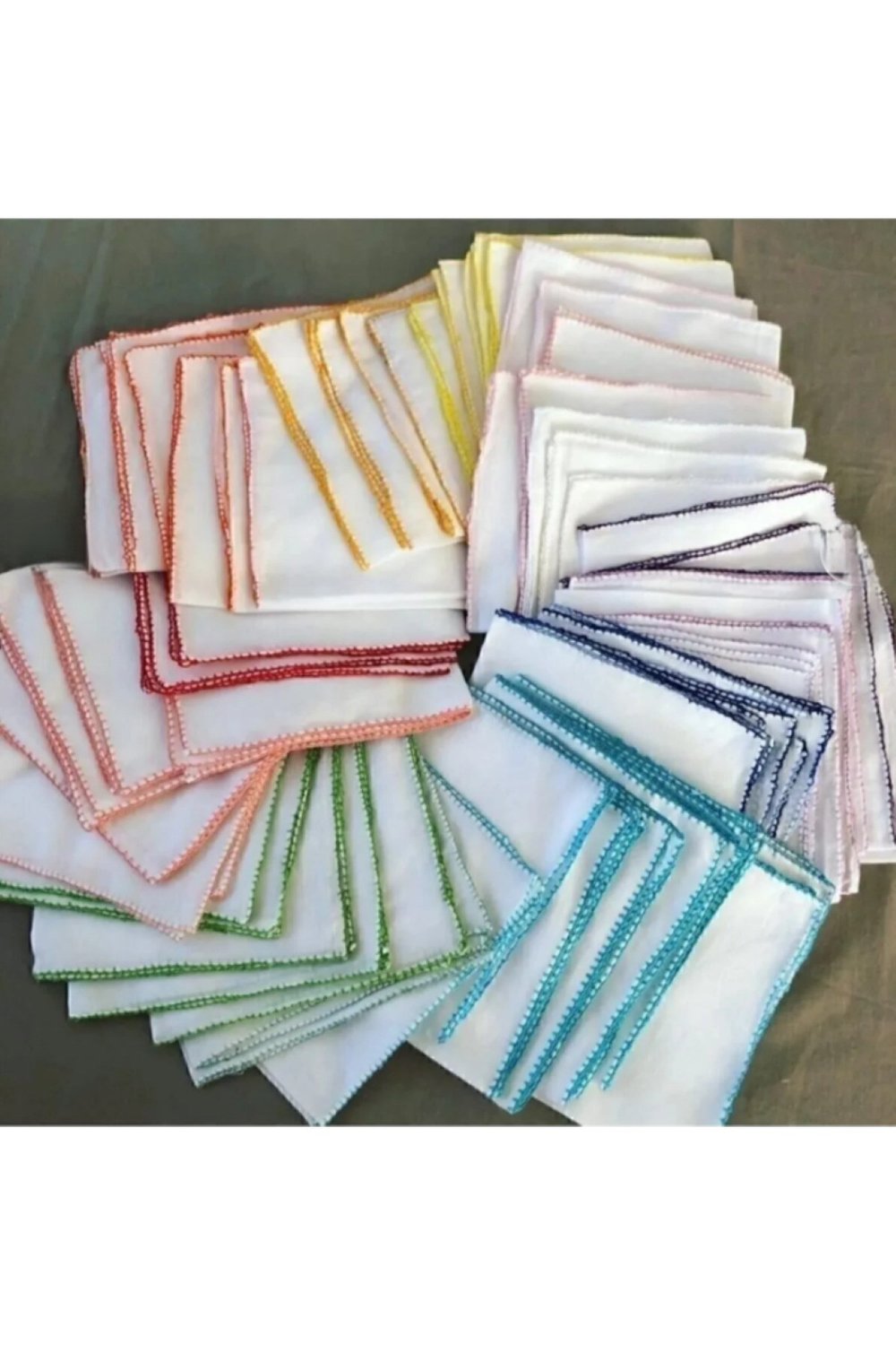 Unisex Oyalı Bebek Ağız Mendili Ter Bezi 10lu Paket