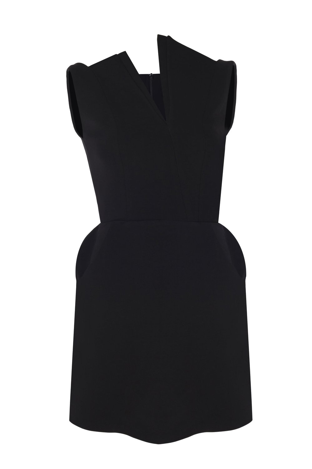 The Asymmetric Neckline Dress